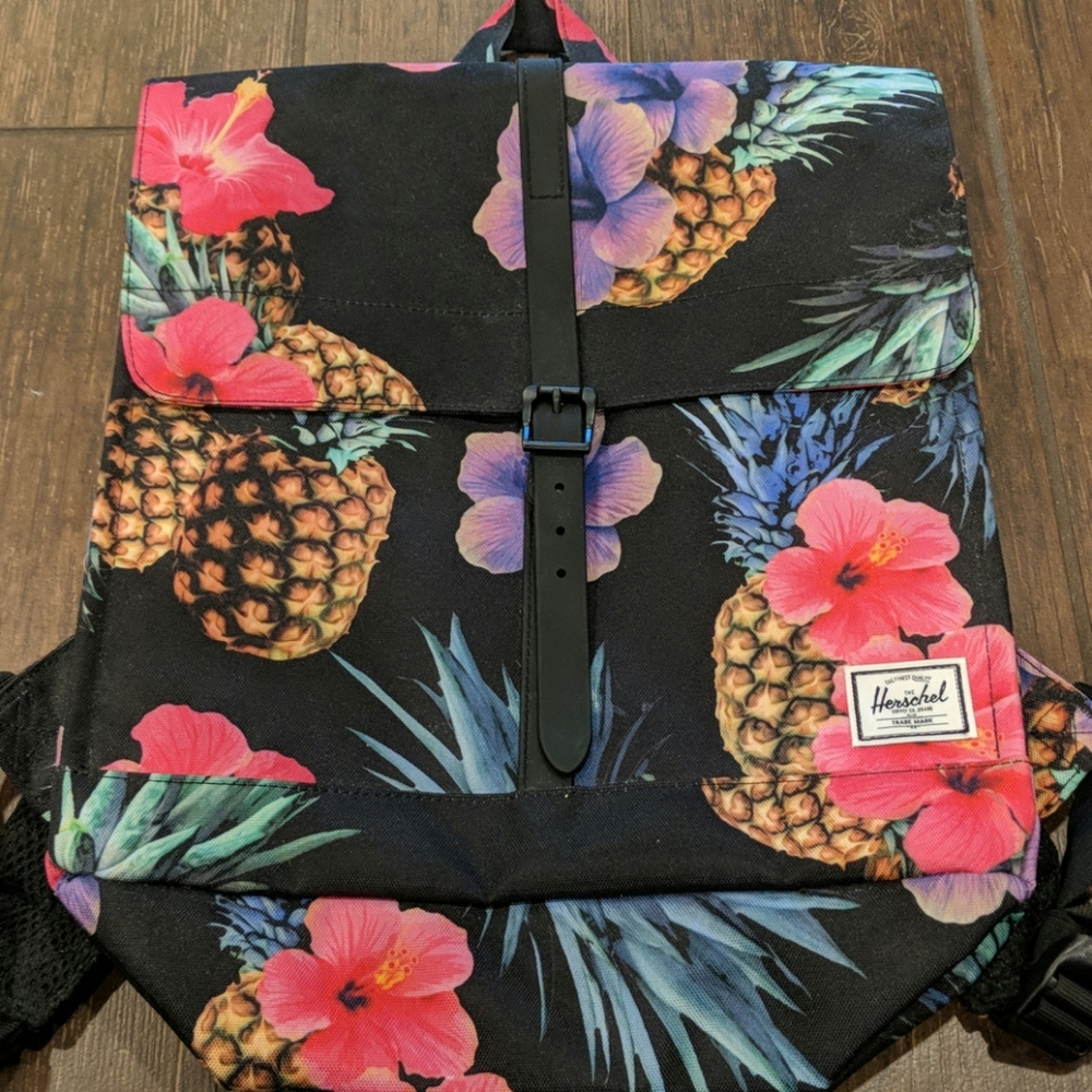 Herschel flip top backpack